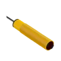 Banner EZ-BEAM S18 Series Epoxy Encapsulated Barrel-Mount Sensor, Fixed Field Range 100 mm, Input 10-30 V dc Output Complementary PNP 2 m (6.5 ft) Cable, S18SP6FF100